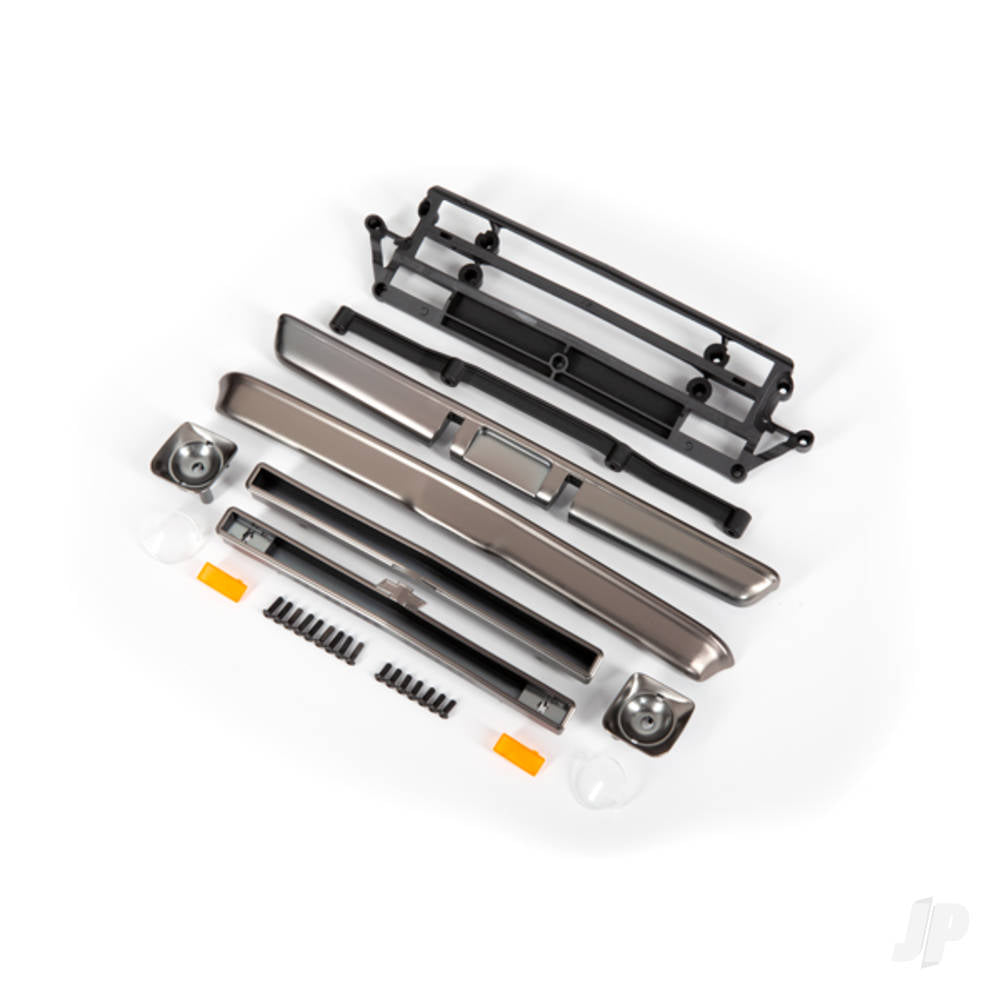 Traxxas Body accessories, Chevrolet C10, satin black chrome (includes grille (upper & lower), headlight housings (left & right), bumpers (front & rear), mounting retainers and hardware) 9415A