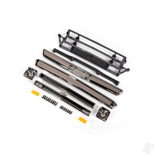 Traxxas Body accessories, Chevrolet C10, black chrome (includes grille (upper & lower), headlight housings (left & right), bumpers (front & rear), mounting retainers and hardware) 9415X