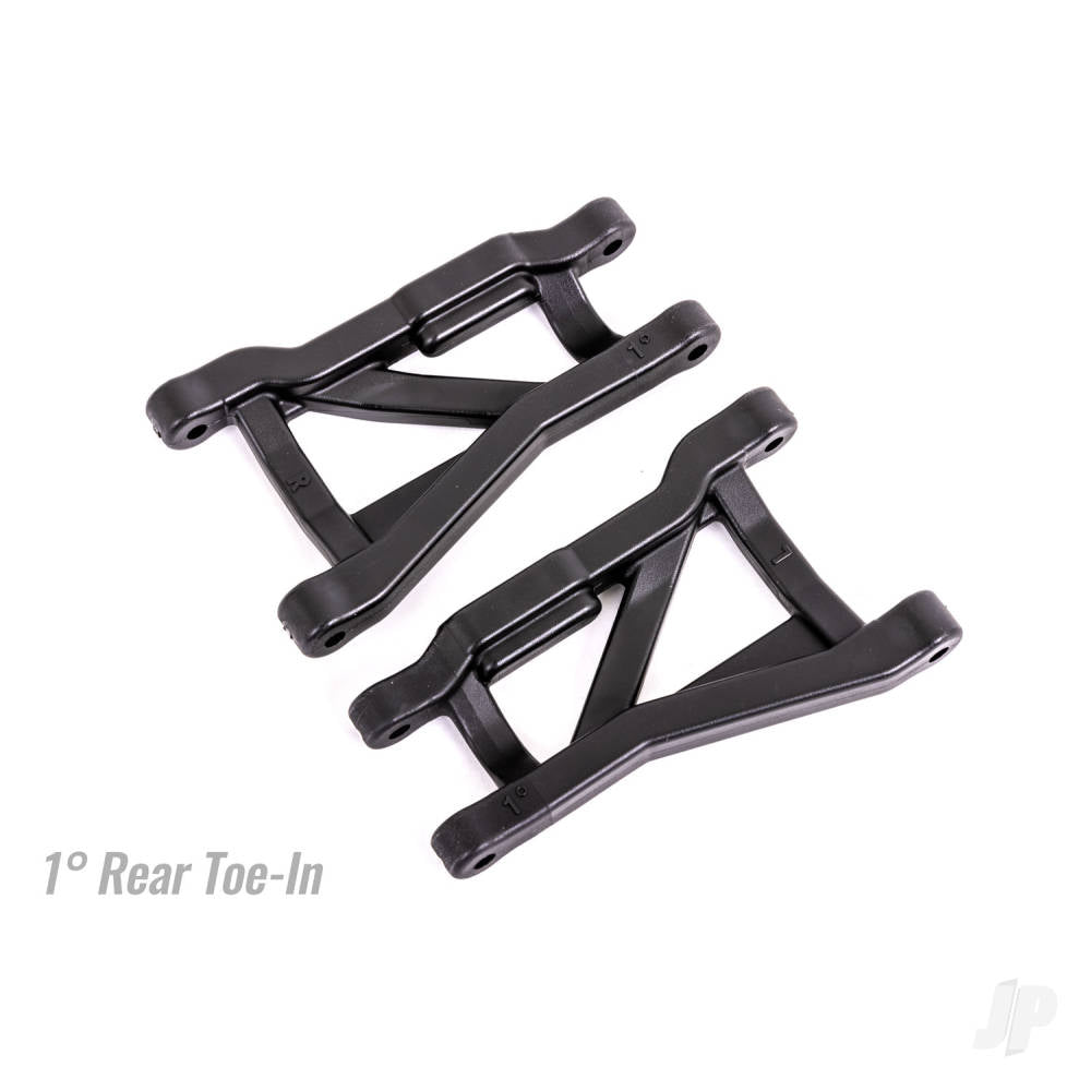 Traxxas Suspension arms, black, rear (left & right), heavy duty, 1deg toe angle (2) 9431