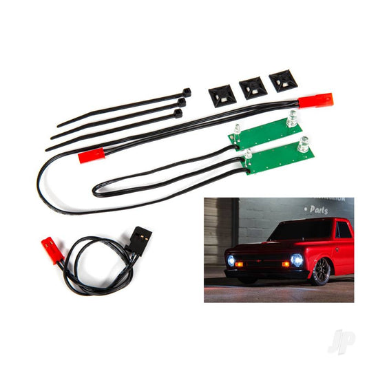 Traxxas LED light set, front, complete (white) (includes light harness, power harness, zip ties (9)) 9496