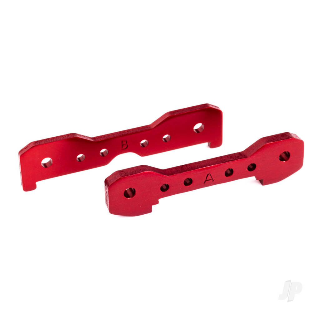 Traxxas Tie bars, front, 6061-T6 aluminium (red-anodised) 9527R