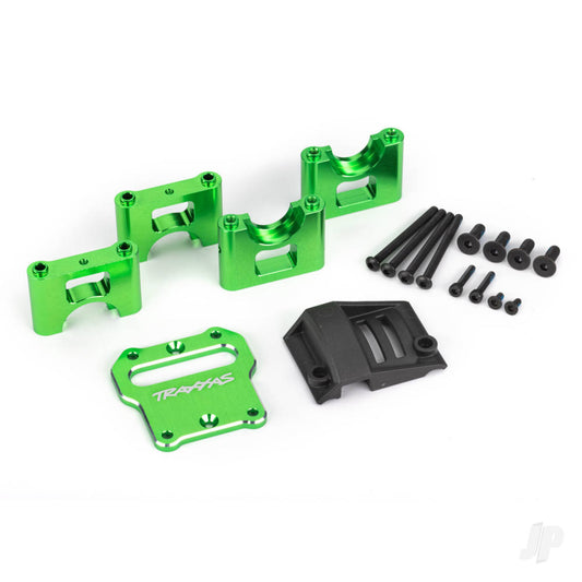 Traxxas Mount, center differential carrier, 6061-T6 aluminium (green-anodised) 9584G