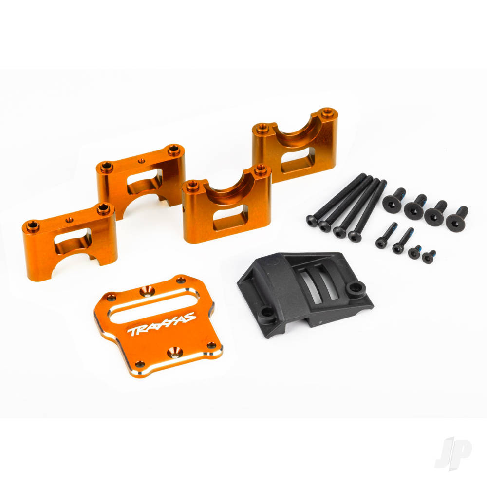 Traxxas Mount, center differential carrier, 6061-T6 aluminium (orange-anodised) 9584T