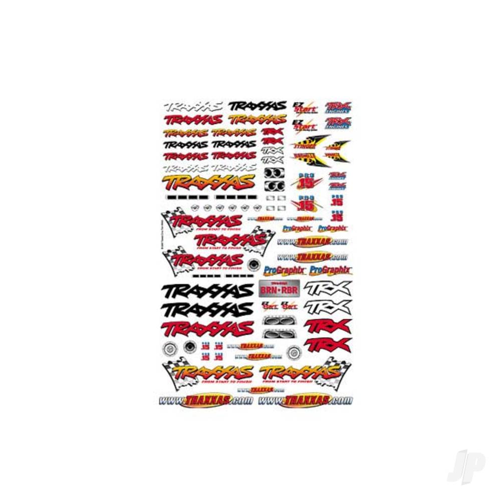 Traxxas Official Team Traxxas racing decal Set (flag logo / 6-colour) 9950