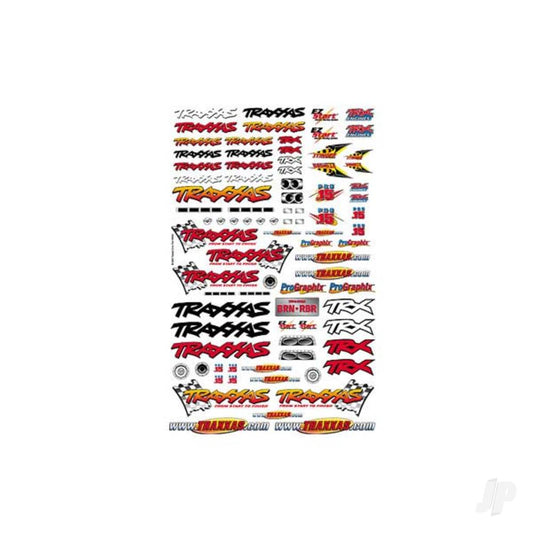 Traxxas Official Team Traxxas racing decal Set (flag logo / 6-colour) 9950