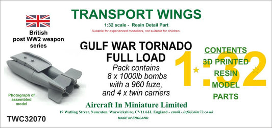 AIM - Transport Wings TWC32070 1:32 Gulf War Panavia Tornado Full Load