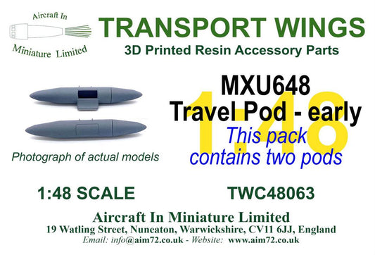 AIM - Transport Wings TWC48063 1:48 MXU-648 Travel Pod