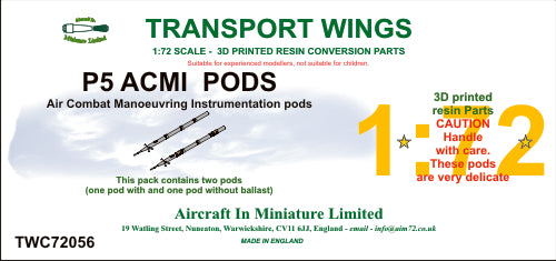 AIM - Transport Wings TWC72056 1:72 ACMI P5 Pods