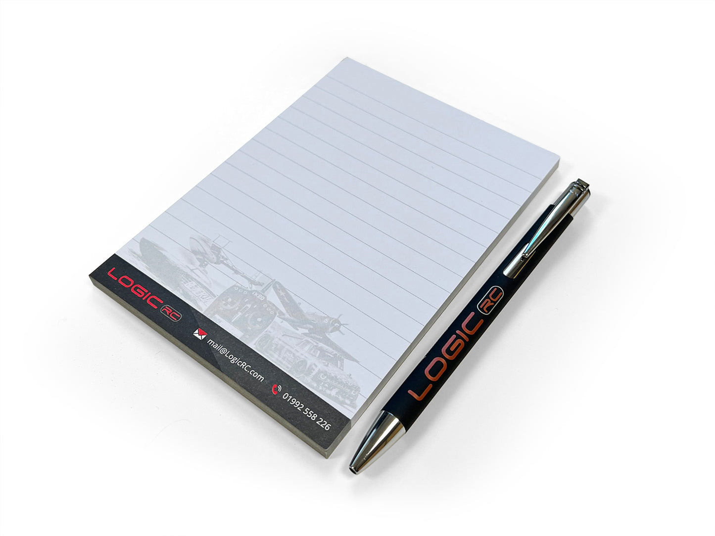 Logic RC Logic RC Black Pen & Notepad LG-PAD-PEN-B