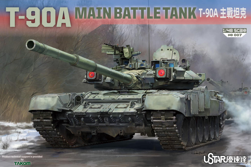 U-Star UANO007 Russian T-90A Main Battle Tank 2005-Present 1:48