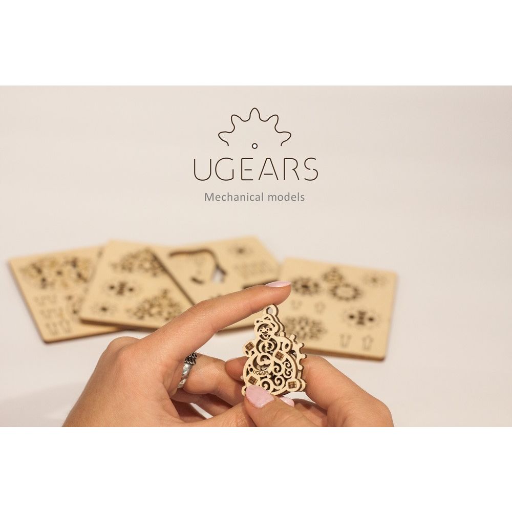 UGEARS 70042 U-Fidget Gearsmas Wooden Model Kit