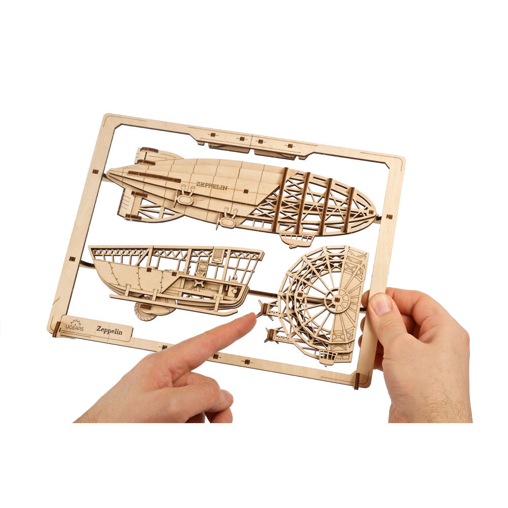 UGEARS 70208 Zeppelin 2.5D Puzzle Wooden Model Kit