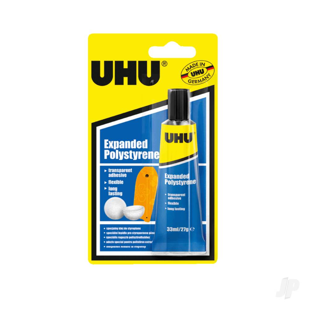 UHU Expanded Polystyrene Adhesive 33ml 37590