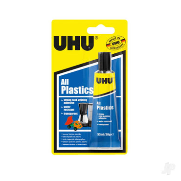 UHU All Plastics Adhesive 33ml 37595
