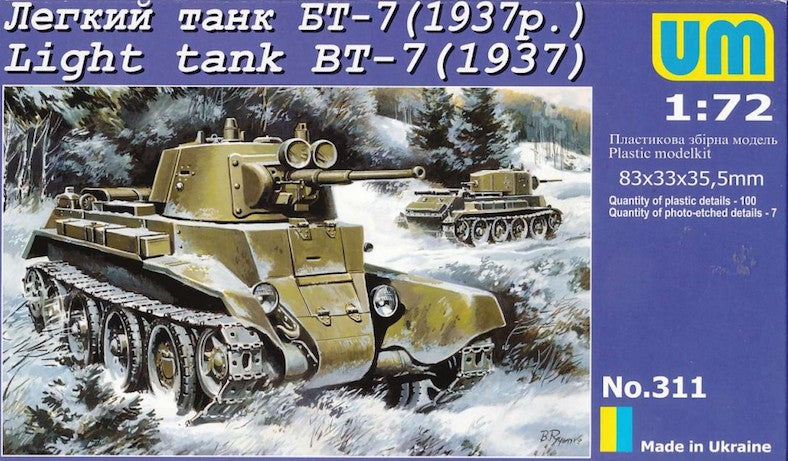 UM-MT UMMT311 1:72 Soviet BT-7