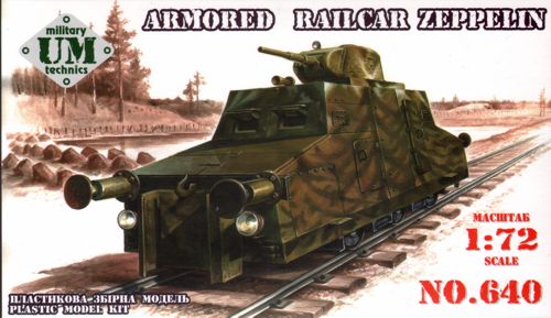 UM-MT UMMT640 1:72 Armored railcar ZEPPELIN