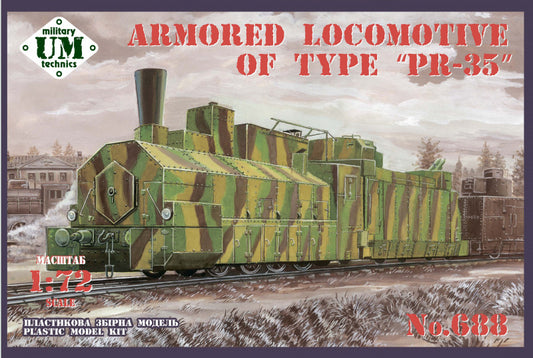 UM-MT UMMT688 1:72 Armoured locomotive of type "PR-35"