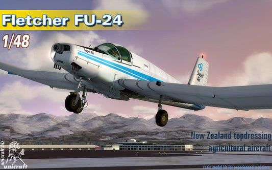 Unicraft UNI48005 1:48 Fletcher FU-24 New Zealand Agricultural/Topdressing A/C