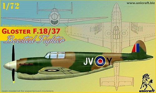 Unicraft UNI72104 1:72 Gloster Booster Fighter 1937 prop-jet heavy fighter