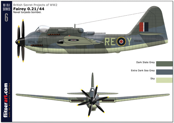 Unicraft UNI72132 1:72 Fairey O.21/44 Piston Engined Gannet