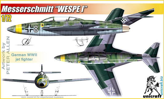 Unicraft UNI72153 1:72 Messerschmitt P
