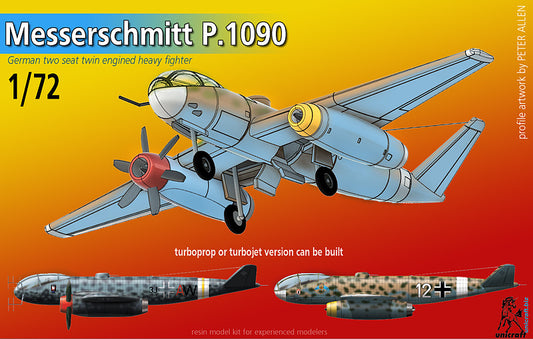 Unicraft UNI72165 Messerschmitt P.1090 Heavy Fighter 1:72