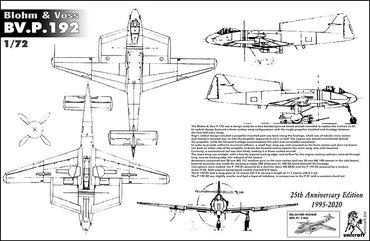 Unicraft UNI72169 1:72 Blohm-und-Voss Bv.P.192