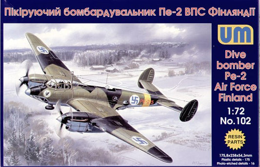 Unimodel UNIM102 1:72 Petlyakov Pe-2 Finnish Air Force