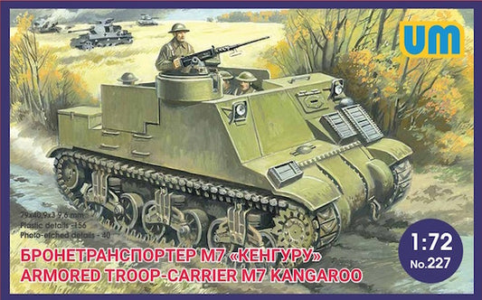 Unimodel UNIM227 1:72 M7 'Kangaroo' Armored troop-carrier