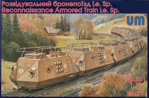 Unimodel UNIM261 1:72 Reconnaissance Armoured Train le.Sp.