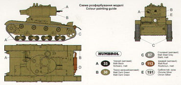 Unimodel UNIM315 1:72 Soviet T-26-4