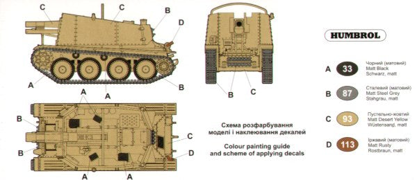 Unimodel UNIM345 1:72 Sd.Kfz.138/1 Ausf.H Bison