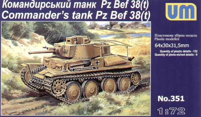 Unimodel UNIM351 1:72 Pz.Bef 38