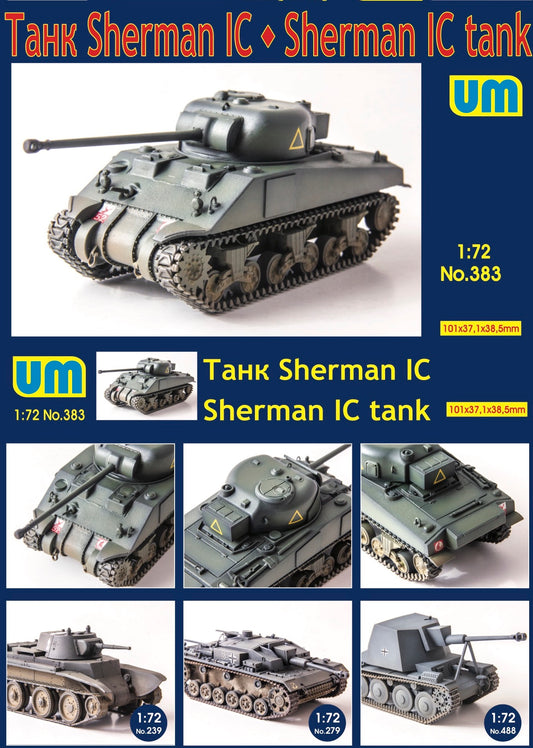 Unimodel UNIM383 1:72 Sherman IC Medium tank