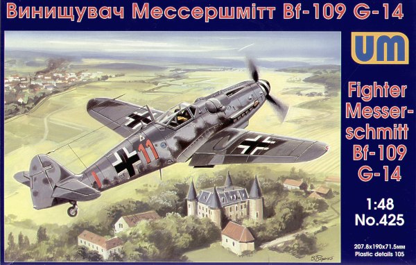 Unimodel UNIM425 1:48 Messerschmitt Bf-109G-14
