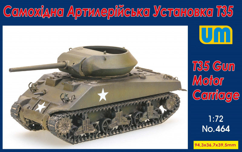 Unimodel UNIM464 1:72 T35 Gun Motor Carriage