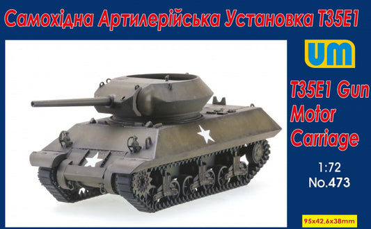 Unimodel UNIM473 1:72 T35E1 Gun Motor Carriage
