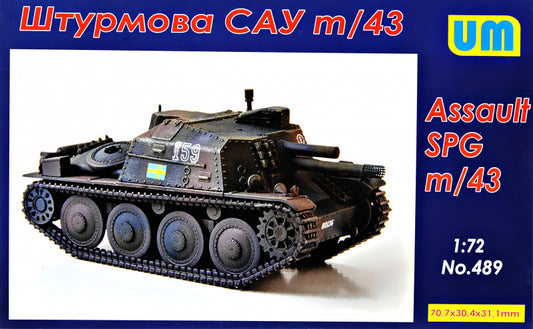 Unimodel UNIM489 1:72 m/43 assault SPG