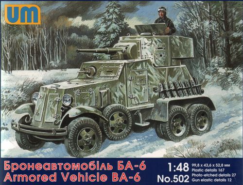 Unimodel UNIM502 1:48 Soviet BA-6 Armored Car