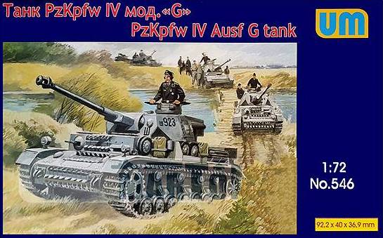 Unimodel UNIM546 1:72 Pz.Kpfw.IV Ausf.G tank