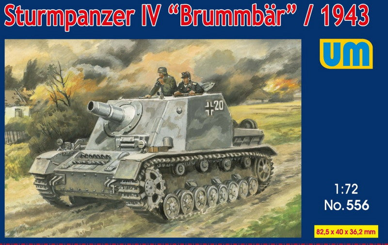 Unimodel UNIM556 1:72 Sturmpanzer IV "Brumbar" 1943