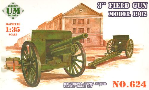 UM-MT UMMT624 1:35 3' Field Gun Model 1902