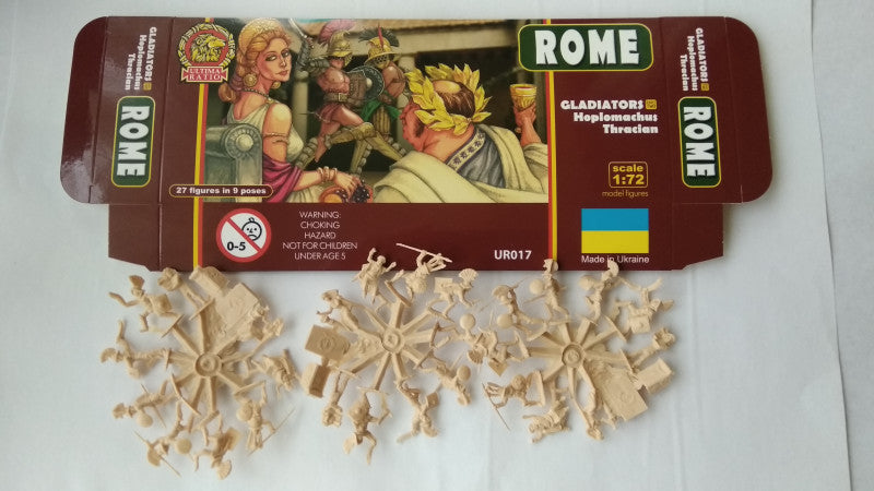 Ultima Ratio UR7217 1:72 ROME Gladiators Hoplomachus Thracian
