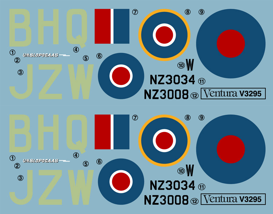 Ventura VA3295 1:32 RNZAF Curtiss P-40Es, "Umslopogaas" and NZ3034 "JZ-W"