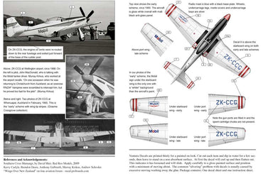 Ventura VA48106 RNZAF P-51D Mustang Mobil Decals 1:48