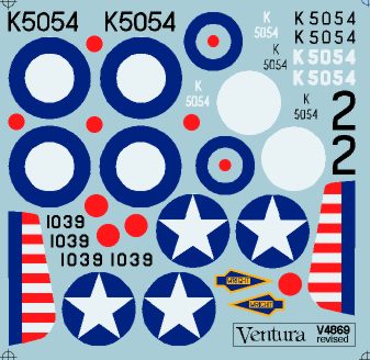 Ventura VA4869 1:48 Supermarine Spitfire and XP-51 Mustang Prototypes