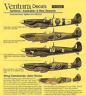 Ventura VA7220 1:72 Supermarine Spitfire
