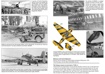 Ventura VA7298 1:72 RNZAF Grumman TBF-1C Avengers #2 Pacific Theatre home based