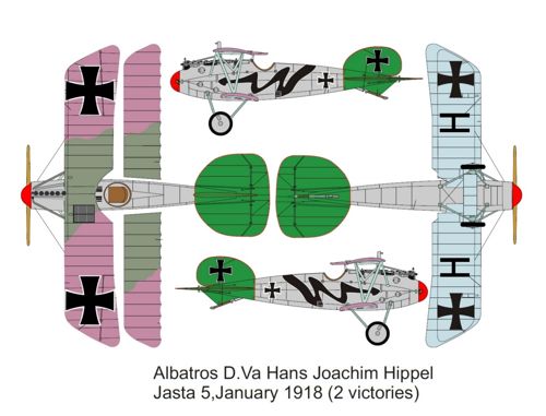 Valom VAL14406 1:144 Albatros D.V