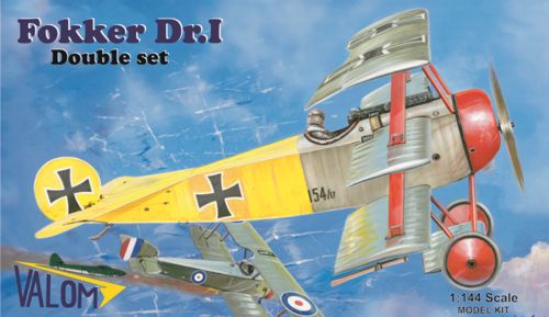 Valom VAL14407 1:144 Fokker Dr.I Triplane